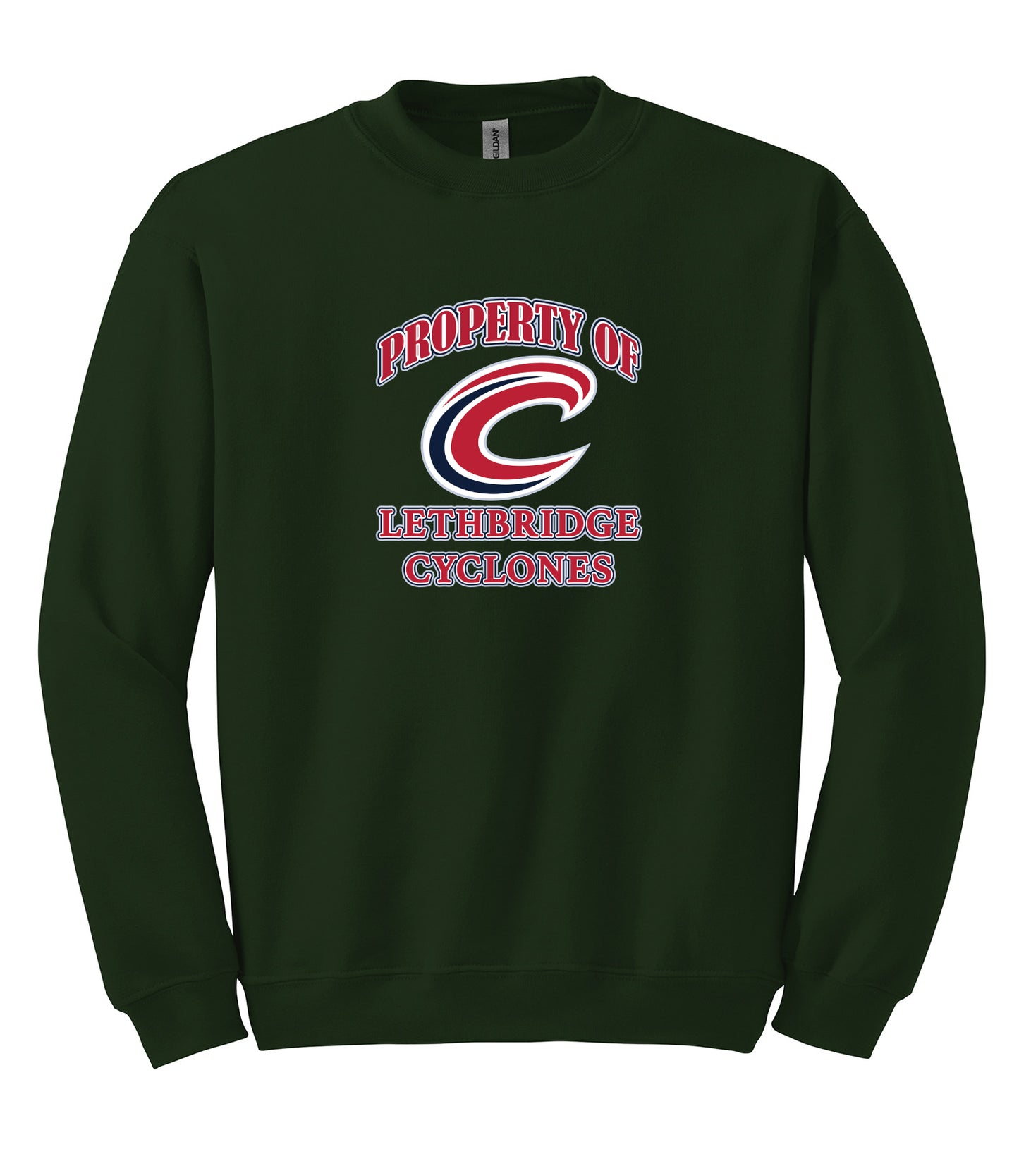 Property of Lethbridge Cyclones - Crewneck