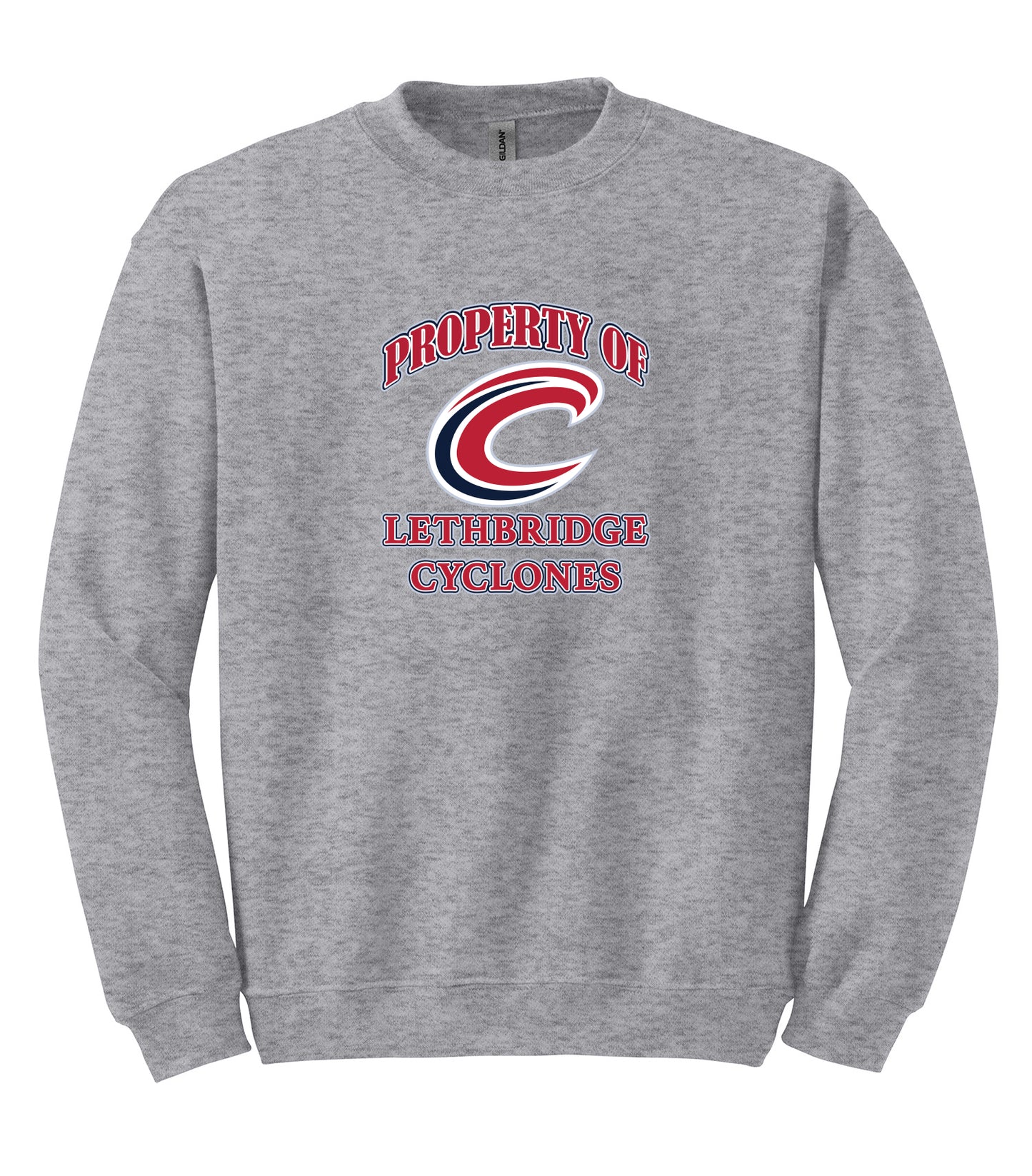 Property of Lethbridge Cyclones - Crewneck