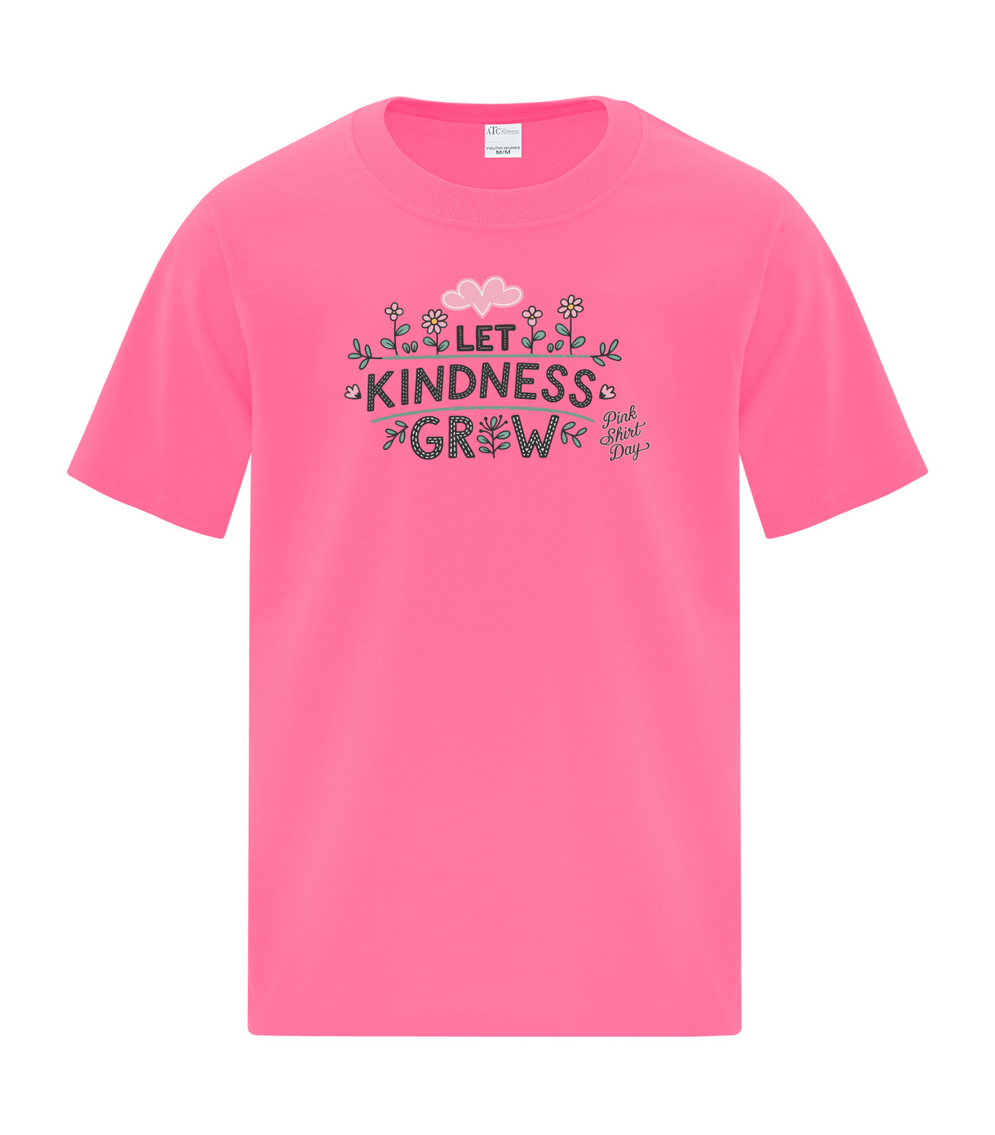 Pink Shirt Day Apparel – Support Anti-Bullying (Youth - Neon Pink)