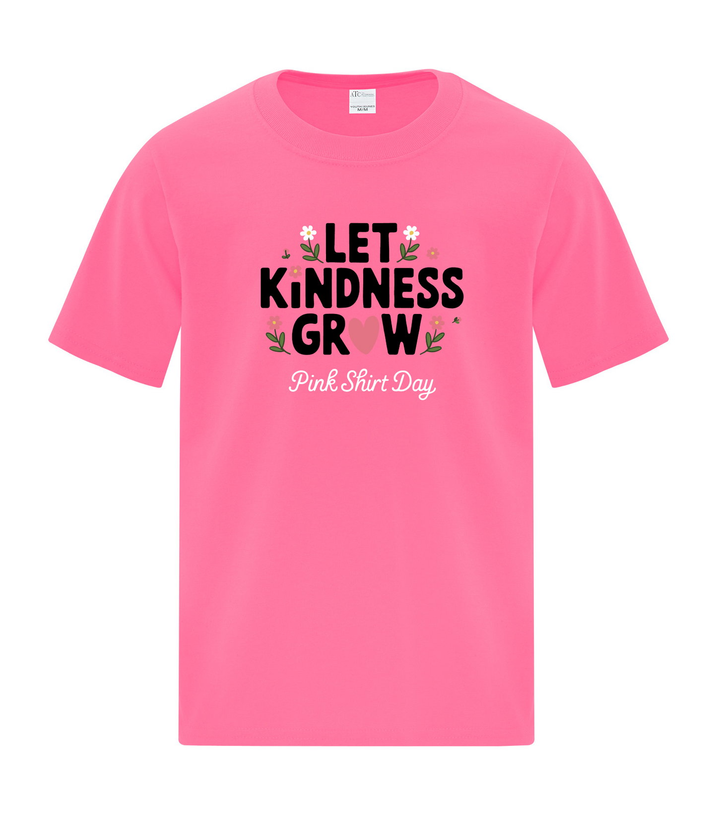 Pink Shirt Day Apparel – Support Anti-Bullying (Youth - Neon Pink)