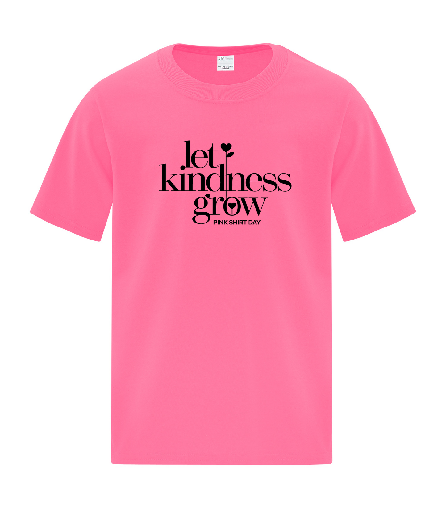 Pink Shirt Day Apparel – Support Anti-Bullying (Youth - Neon Pink)