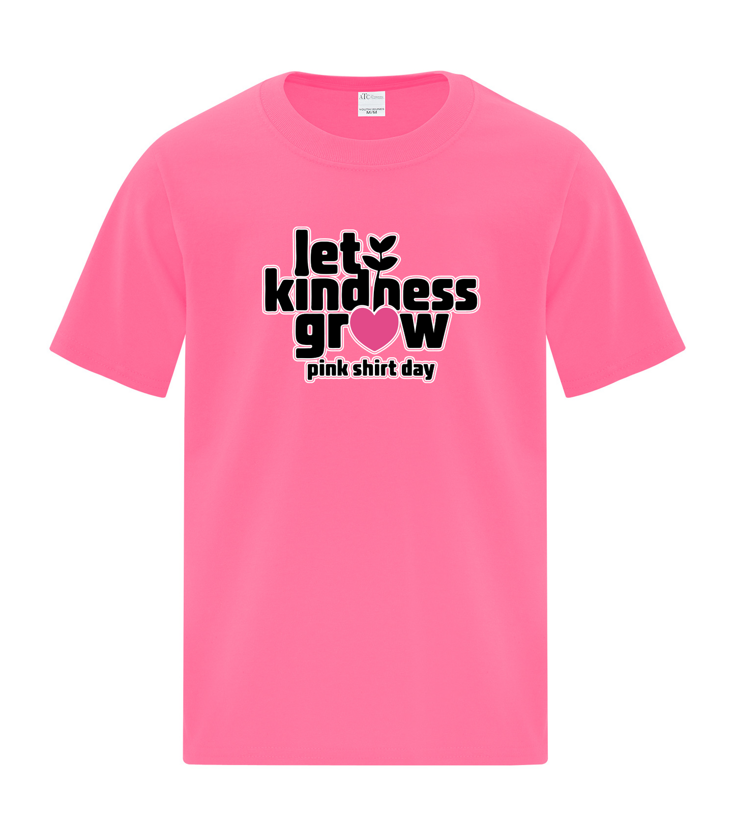 Pink Shirt Day Apparel – Support Anti-Bullying (Youth - Neon Pink)