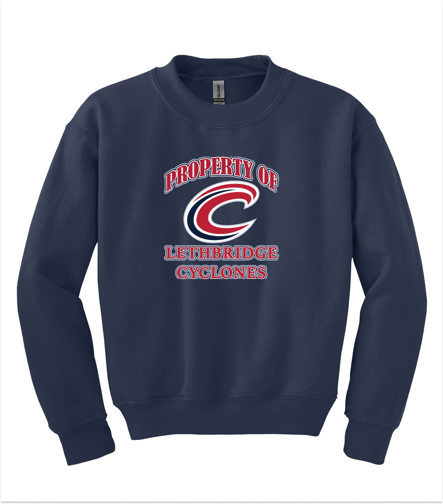 Property of Lethbridge Cyclones - Crewneck