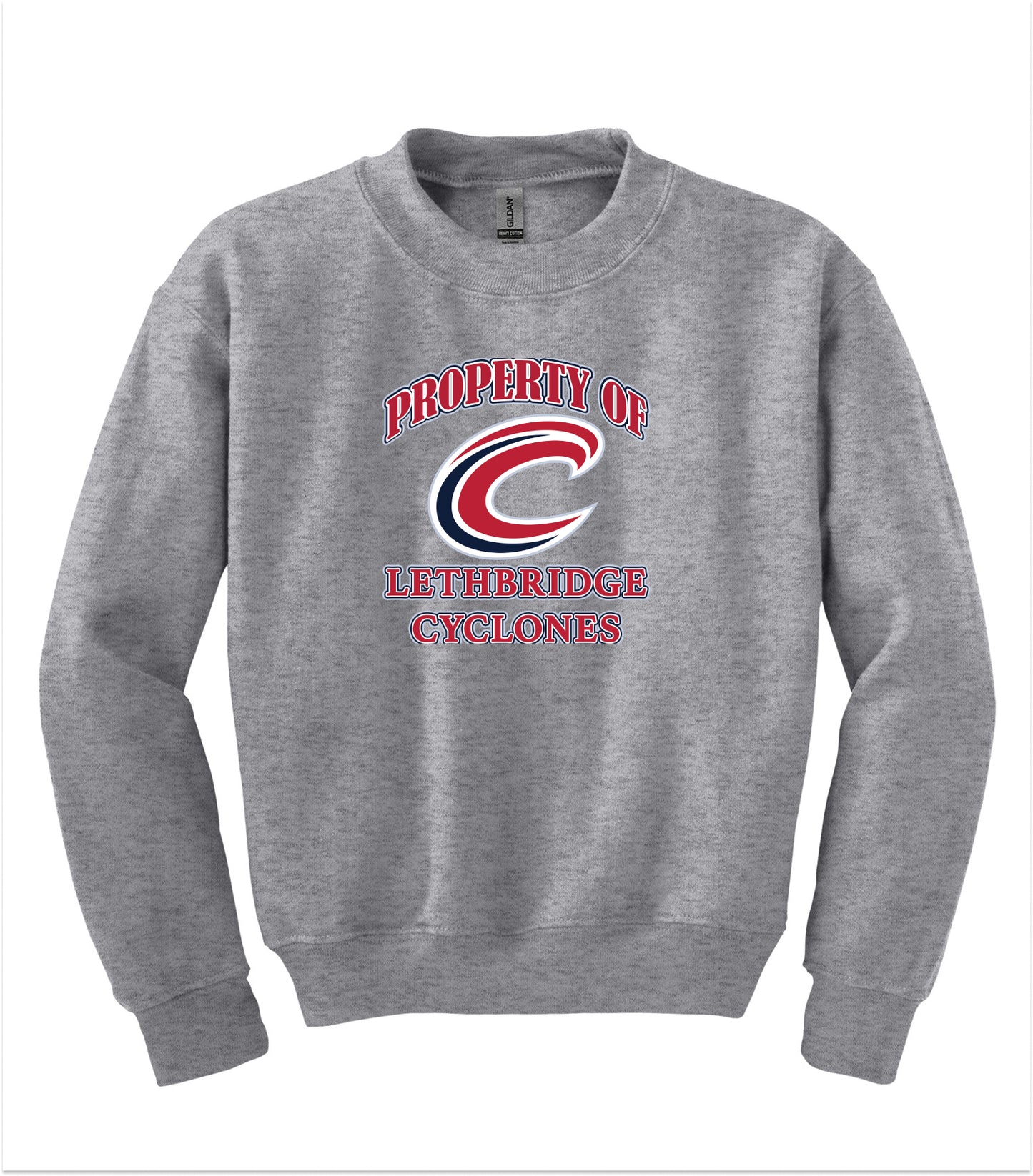 Property of Lethbridge Cyclones - Crewneck