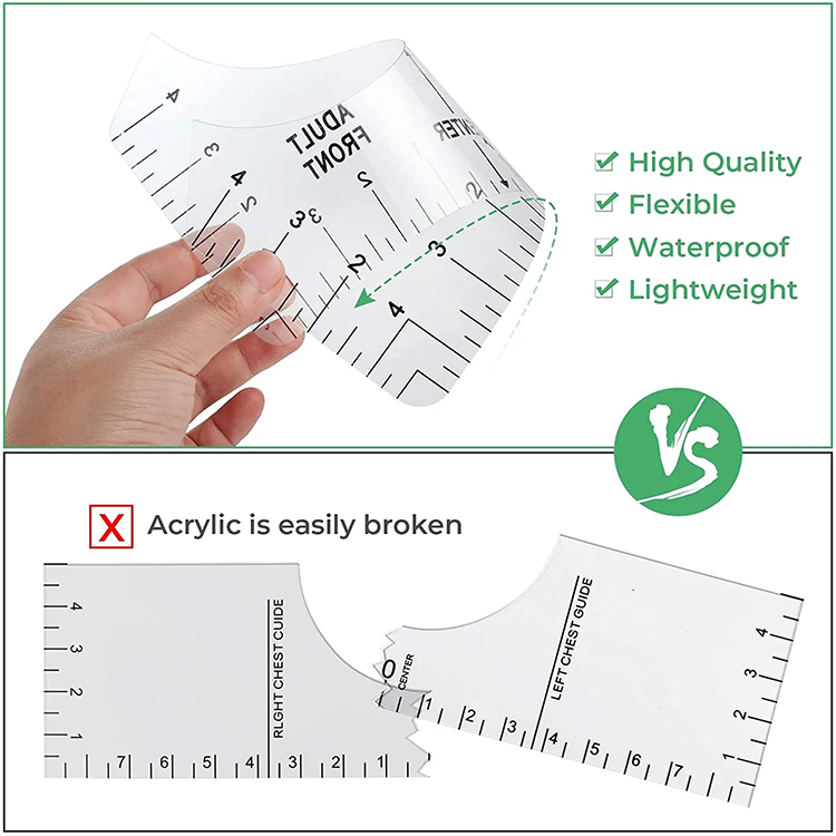 DTF Alignment Ruler Kit