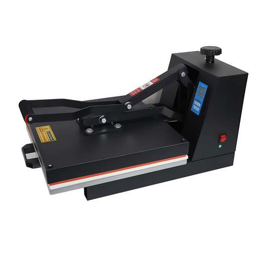 Heat Press, 15x15 inch with built-in Teflon Sheet (Clamshell Style)