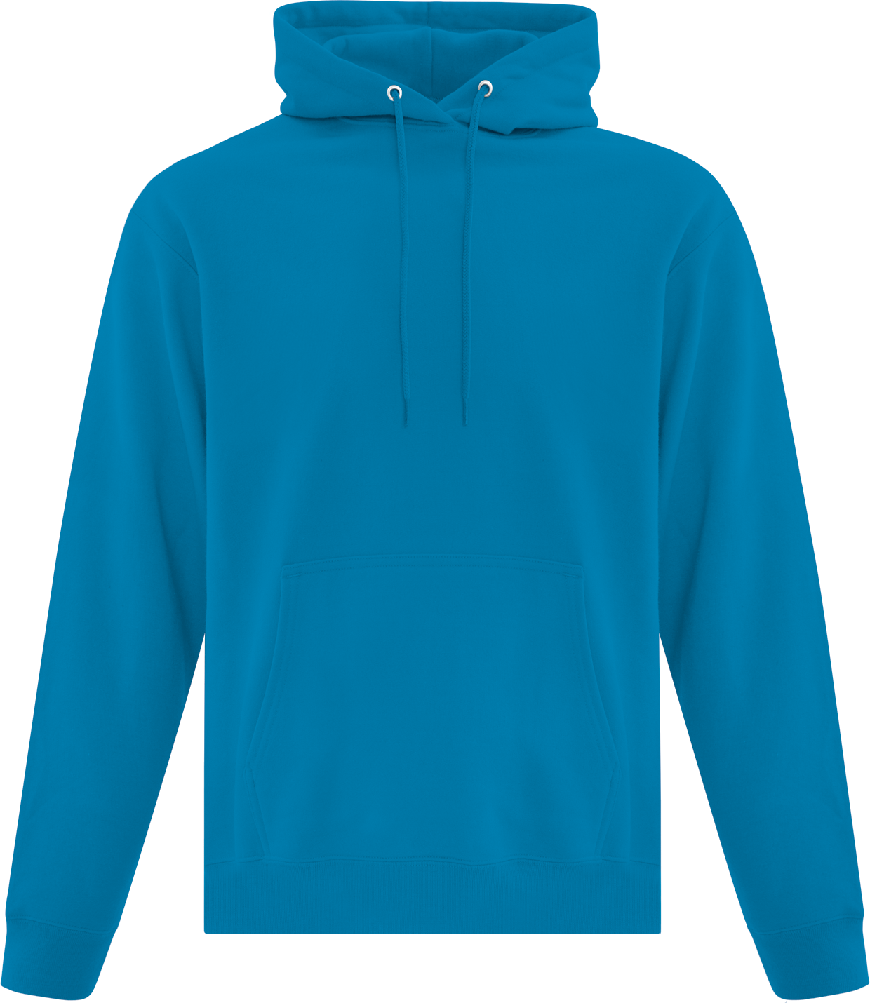 plain sapphire color hoodie
